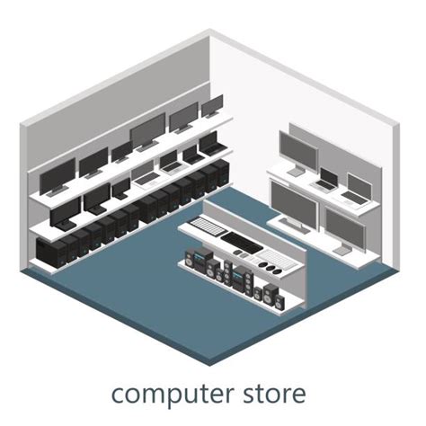 Computer Shop Layout Design Drawing 的图像结果