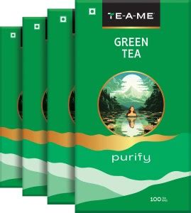 TE-A-ME Green Tea, 400 Tea Bags | Green Tea | Green Tea 100 Bags | Pure ...