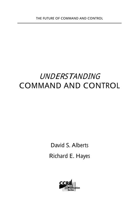Image result for Command an Control Book
