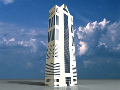 3DS Max Building Model 的图像结果