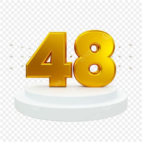 Rendering Numbers 3d Images Hd, Number 48 3d Rendering, 48, Number, 3d ...