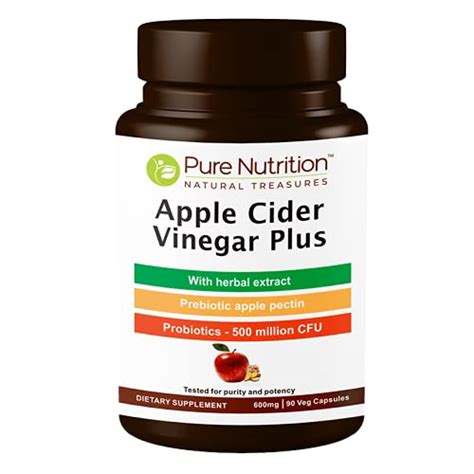 Pure Nutrition Naturals Apple Cider Vinegar with Wheat Grass ...