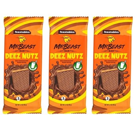 MrBeast Feastables Milk Chocolate Peanut Butter Bars India | Ubuy