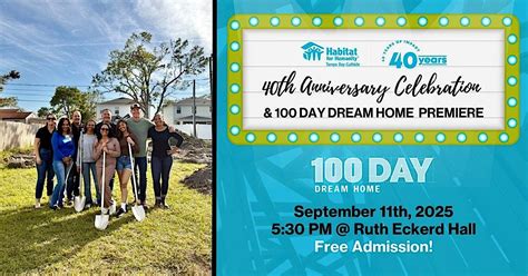 Habitat 40th Anniversary Celebration + Exclusive HGTV Premiere, Ruth ...