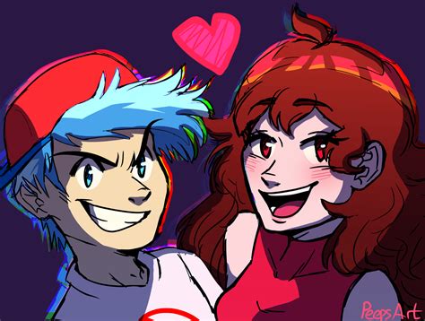 Girlfriend FNF Sticker 的图像结果