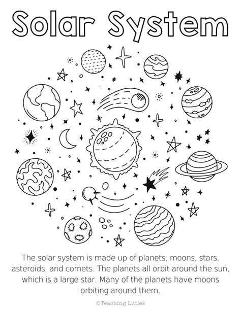 Solar System Planets Coloring Pages 的图像结果