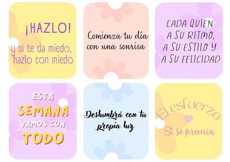 Preciosas tarjetitas con mensajes positivos para tus alumnos - Actividades de infantil y primaria
