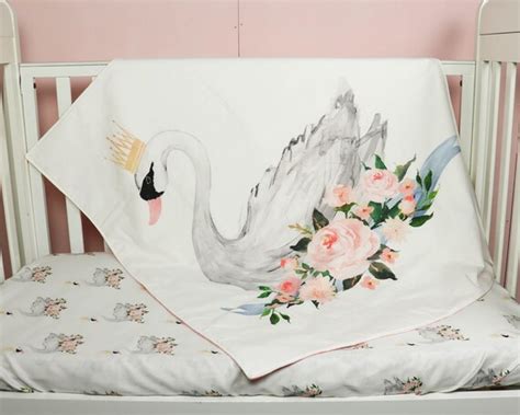 Swan princess on sale cot bedding