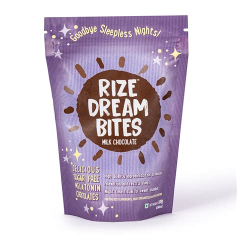 RIZE Dream Bites Milk Chocolate for Restful Sleep | Sleep Chocolate ...