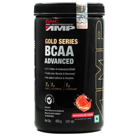 GNC AMP Gold Series BCAA Advanced | 30 servings – Nutrigize