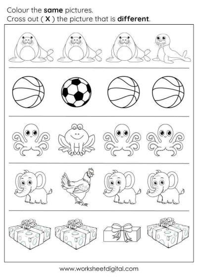 Same Difference Worksheet 的图像结果