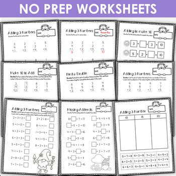 Image result for Adding 3 Addends First Grade