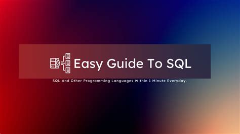 Image result for SQL Easy Tutorial