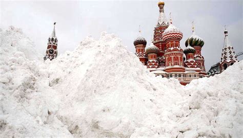Snowfall In Moscow Breaks A 100 Year Record