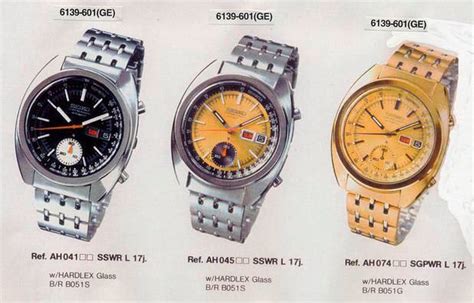 Seiko 6139 Chronographs Full List | Vintage Watch Inc