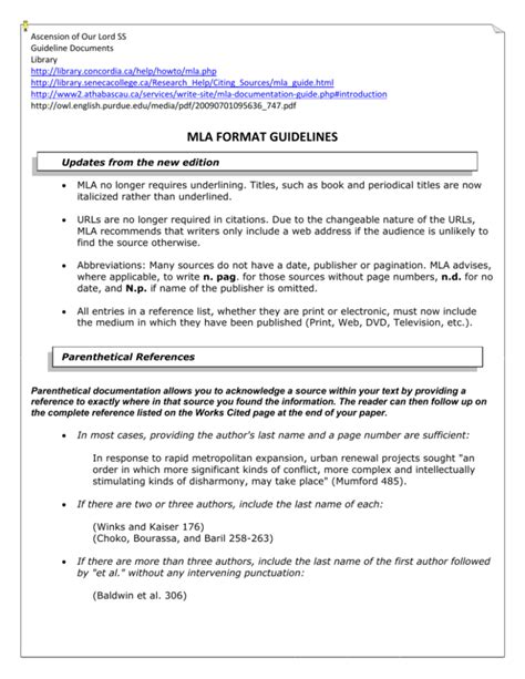 Image result for MLA Format Instructions