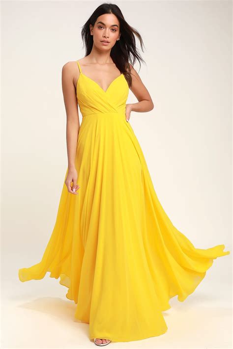 All About Love Yellow Maxi Dress | Yellow maxi dress, Yellow maxi ...
