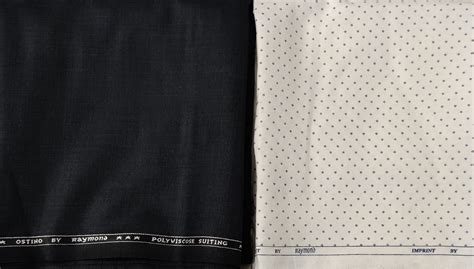 Raymond Poly Viscose Polka Dot Printed Shirt & Trouser Fabric (Unstitc ...