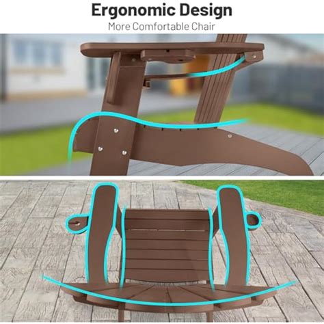 Cecarol Oversized Adirondack Chair Plastic, Outdoor India | Ubuy