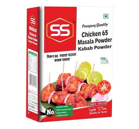 S S MASALA Chicken 65 Masala Powder 300G (100G Box Pack Of 3). Ready ...