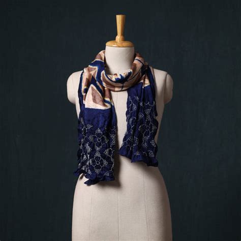 Shibori Tie-Dye Stoles - Handcrafted Elegance | iTokri