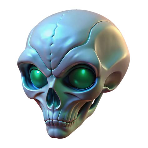 Image result for Alien Skull PNG