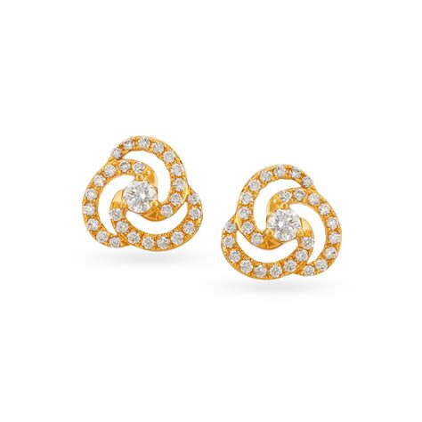 Fancy Diamond Stud Earrings