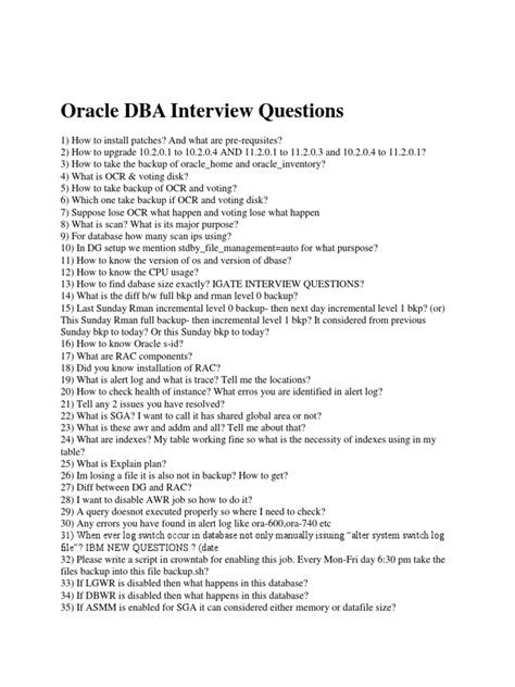 Oracle DBA Interview Questions Scenario-Based 的图像结果