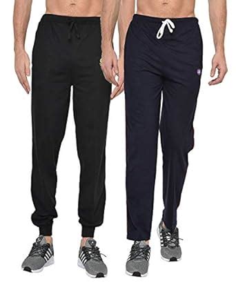 Mack JONNEY Men's Relaxed Fit Trackpants (Pack of 2) (Combo_D1ND8B-S ...