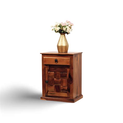 Niwar Solid Wood Bedside table | Jangir Decor