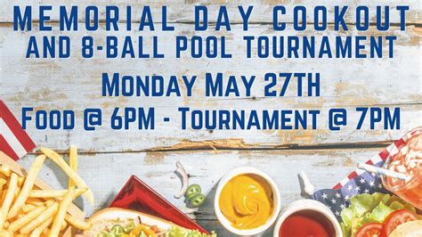 Memorial Day Cookout and 8-Ball Pool Tournament @ Neon Nights Bar, 210 ...