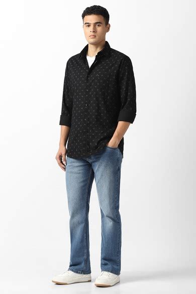 Van Heusen Denim Labs Casual Shirts, Van Heusen Black Shirt for Men at ...