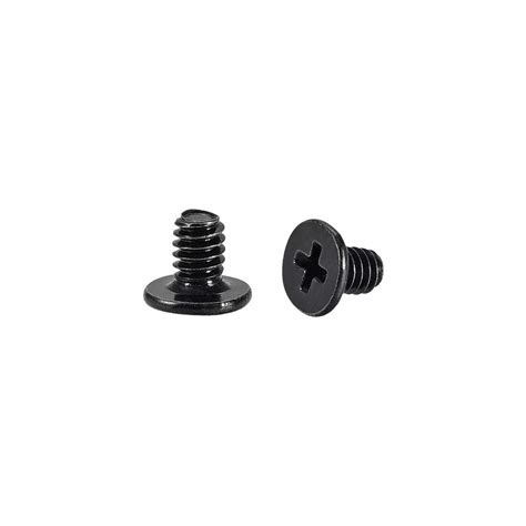 uxcell M2x3mm Flat Head Phillips Screw Fastener Black for Laptop PC TV ...