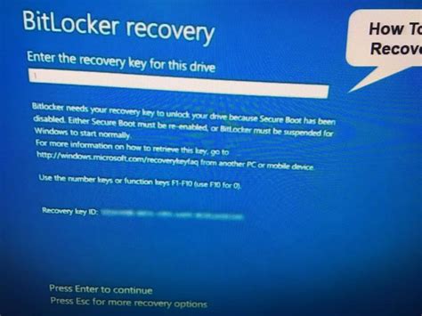 How to Find BitLocker Recovery Key And Do BitLocker Recovery?