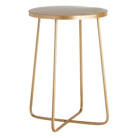 Levi Accent Table Gold | At Home