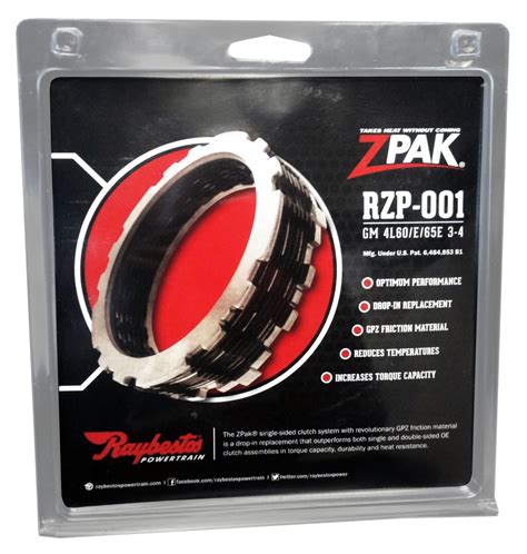 Raybestos Powertrain RZP-001 - Z-PAK GM 4L60E 3-4 : Amazon.in: Car ...