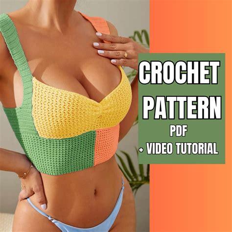 Image result for Crochet Summer Top Pattern Tutorial