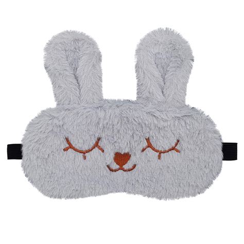 Buy Jenna™ Fur Bunny Sleeping Eye Mask for Insomnia, Meditation, Puffy ...
