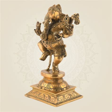 Dancing Ganesha Brass Idol | Fast-Selling Divine Decor