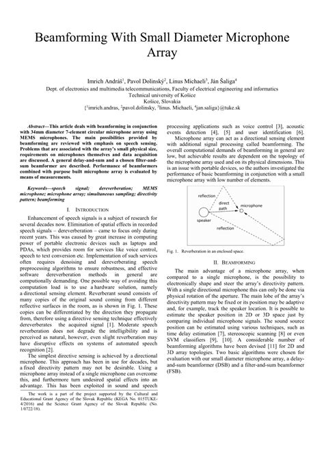 Image result for Microphone Array Beam Formimg