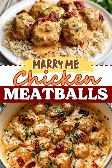 Marry Me Chicken Meatballs - Insanely Good