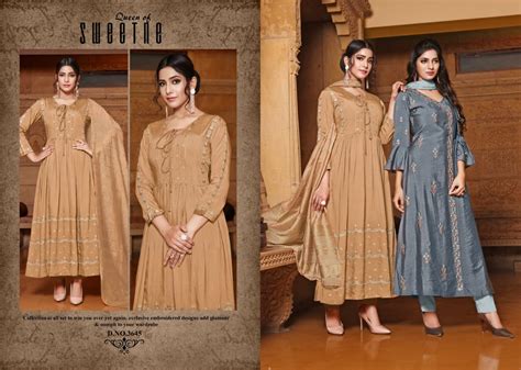 Yami Presents Gajban Stylish Gown With Dupatta