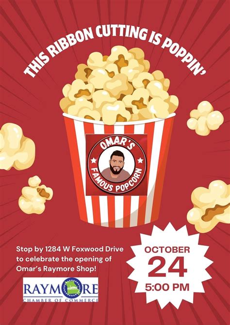 Omars Famous Popcorn GRAND OPENING, 1284 W Foxwood Dr, Raymore, MO ...