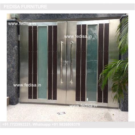 Main Gate Design 4291 Modern Metal And Wood Fence Main Gate Granite ...