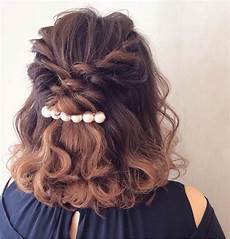 Half Up Half Hairstyles Medium Hair by 31 Half Up Half Hairstyles For Bridesmaids Stayglam Half Up Half Hairstyles Medium Hair