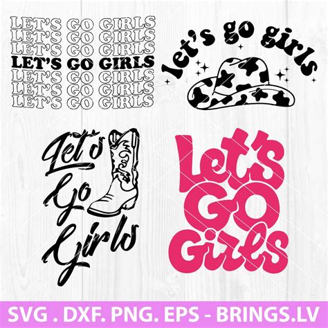 Let S Go Girls Svg Cowgirl Png Sublimation Western Svg Etsy | My XXX ...
