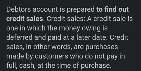 why debtor account is prepared - Brainly.in