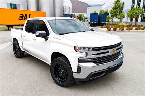White Silverado Wheels 2017 Chevrolet Silverado 1500 20x10 Fuel
