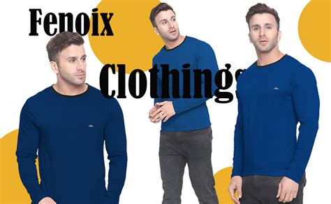 Buy Fenoix Men's Regular Round Neck Tshirt at Amazon.in