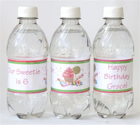 {How-to} Make Custom Water Bottle Labels - Glorious Treats
